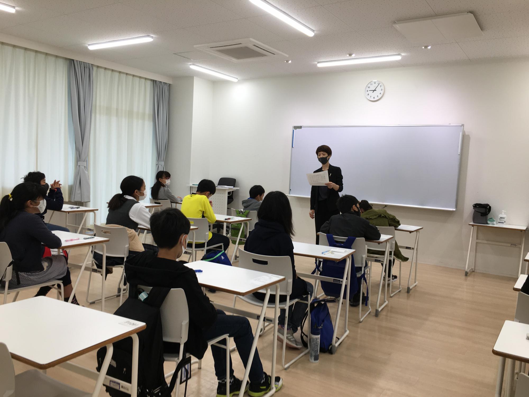 第１回プレテスト 入試説明会を開催しました 追手門学院中学校 高等学校