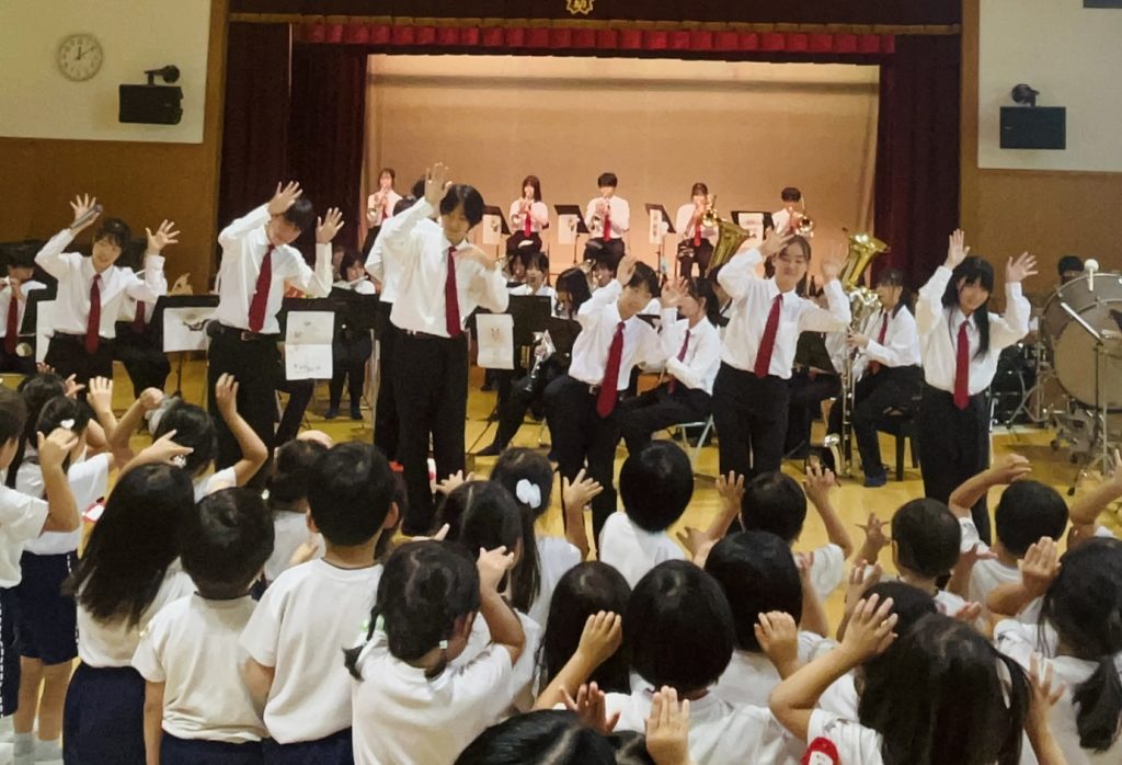 【吹奏楽部】追手門学院幼稚園サマーコンサートに出演
