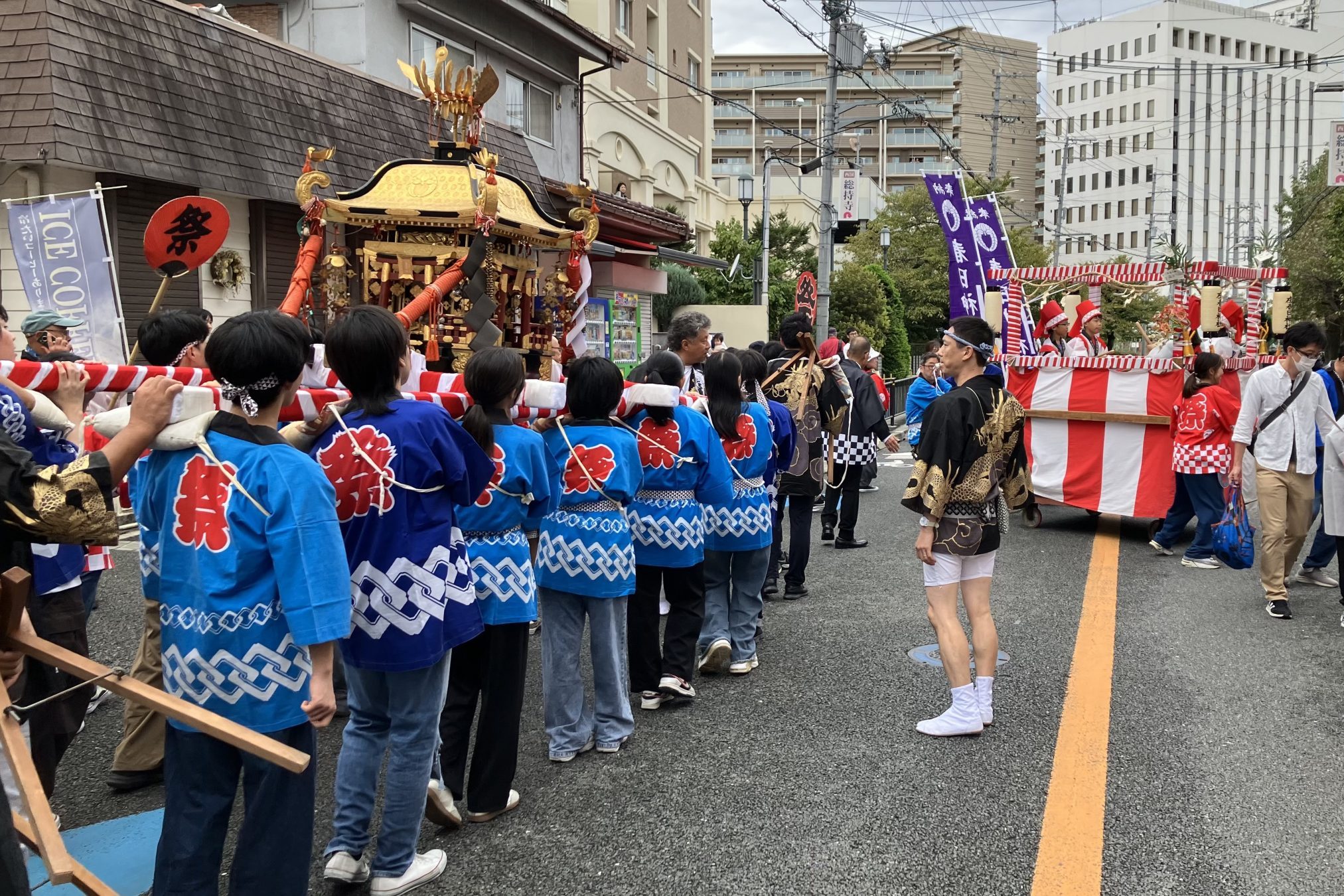 庄春日神社の秋祭り