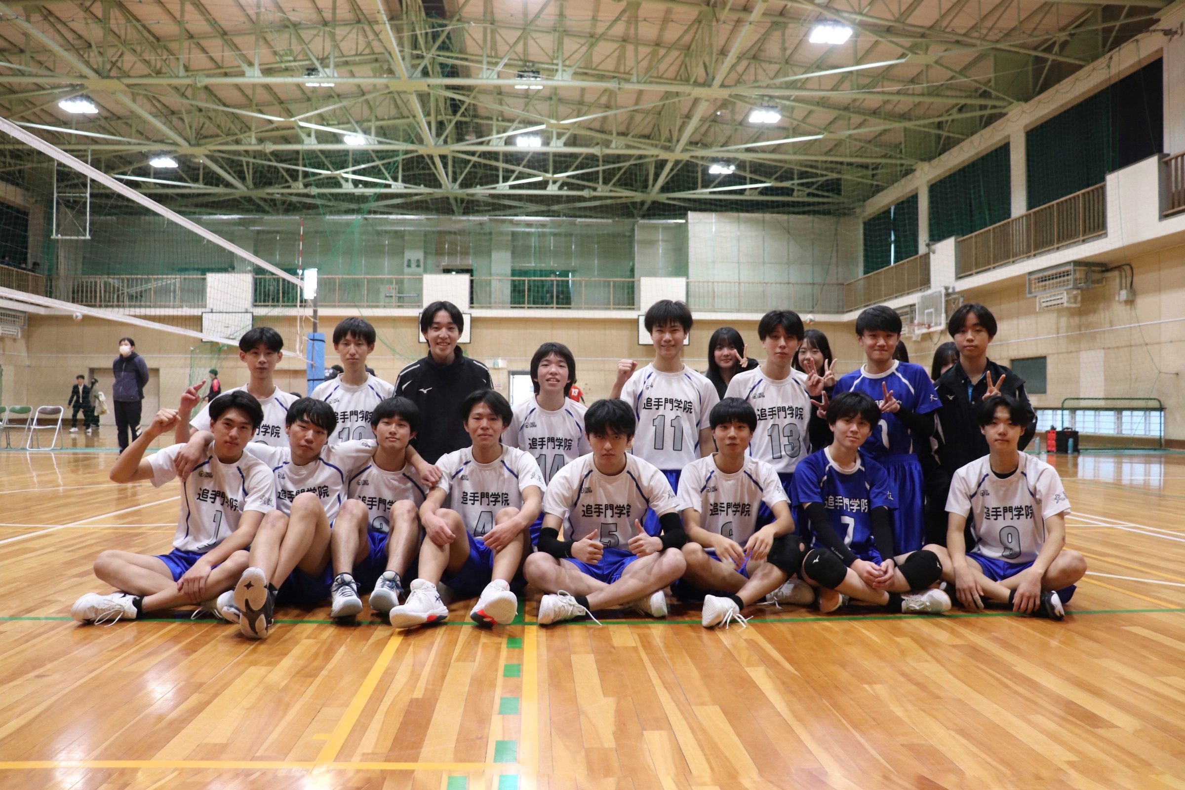 【男子バレーボール部】大阪高校新人大会（一次予選）全勝！