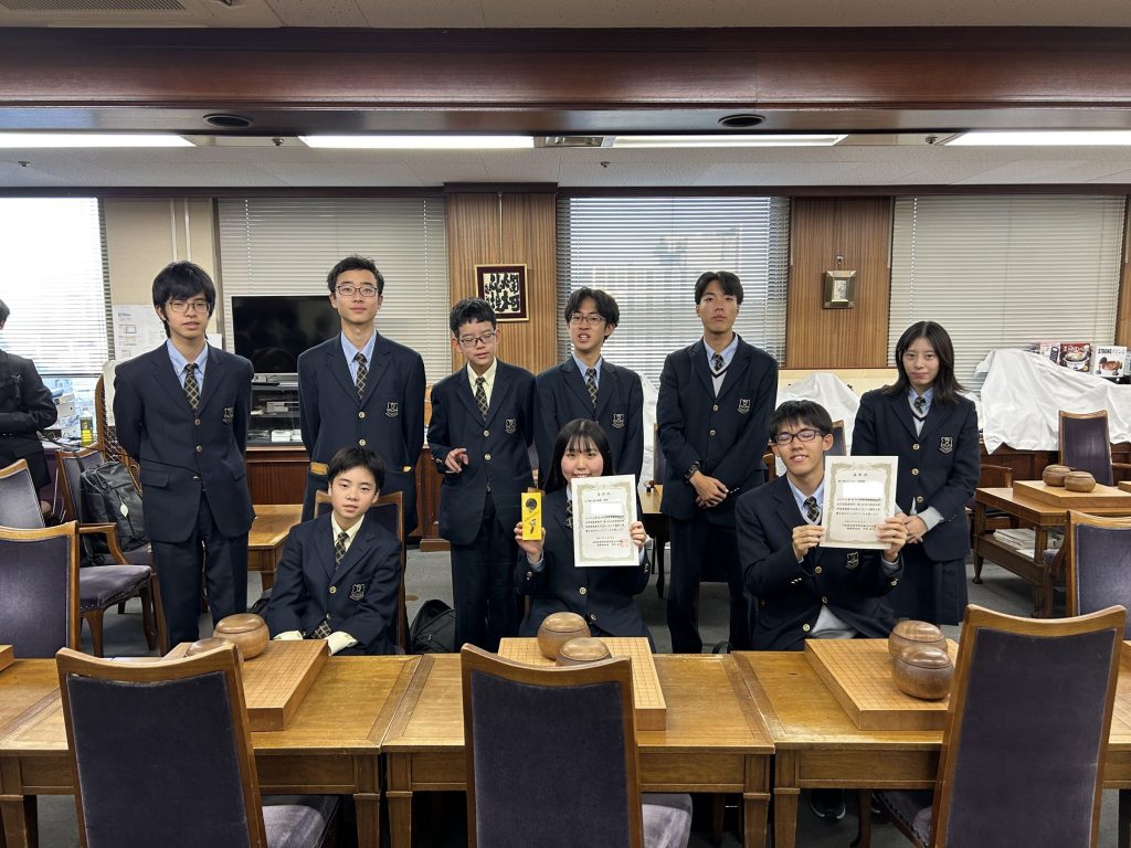 【囲碁将棋部】第43回大阪府高等学校囲碁新人大会報告