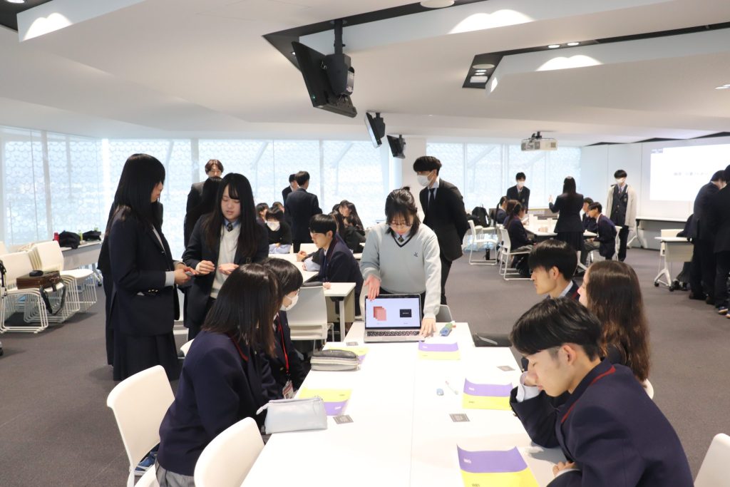 【高2創造コース】智辯学園高等学校の生徒さんとワークショップ