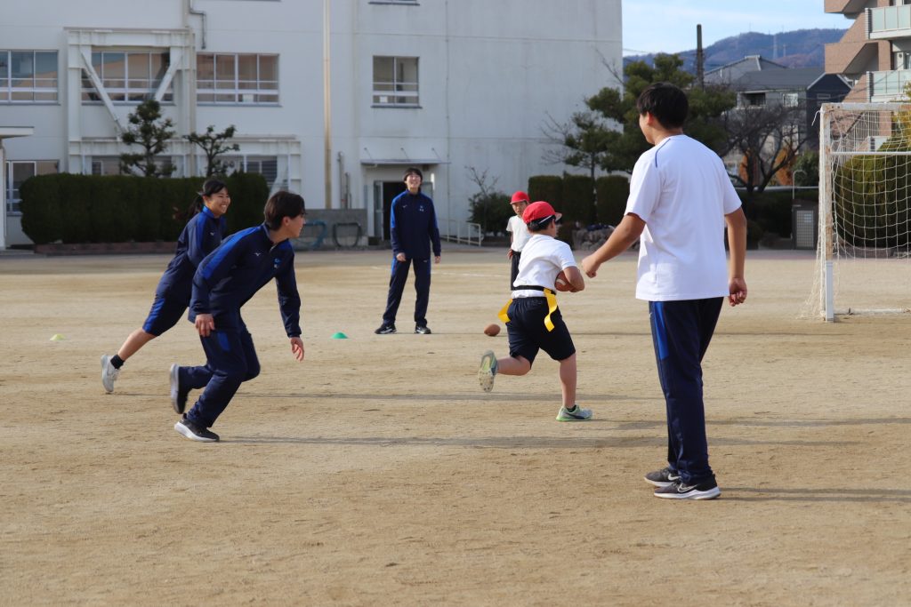 【高2スポーツコース】タグラグビー教室！