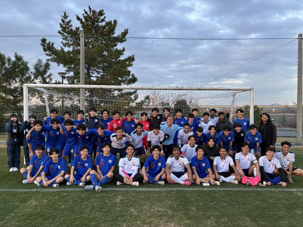 【男子サッカー部】大阪日本語学院の学生の皆さんと交流戦！