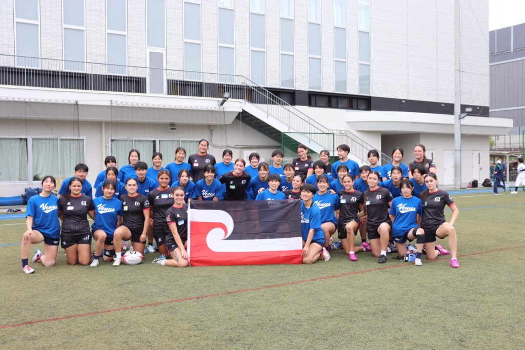 【国際×女子ラグビー部】ニュージーランド女子ラグビーチーム来校！