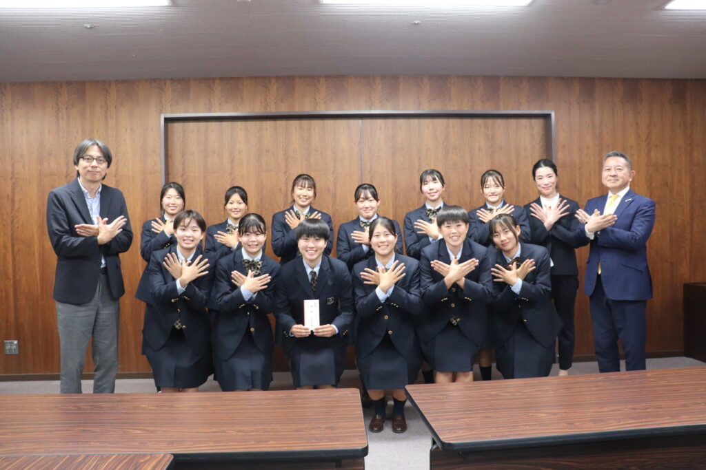 【女子ラグビー部】茨木市長表敬訪問
