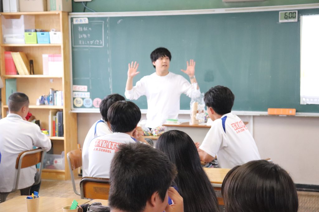 【入試広報】高槻市の中学校で出前授業を行いました！